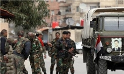 ارتش سوریه، انبار مهمات تروریست‌ها را در ریف دمشق منهدم کرد